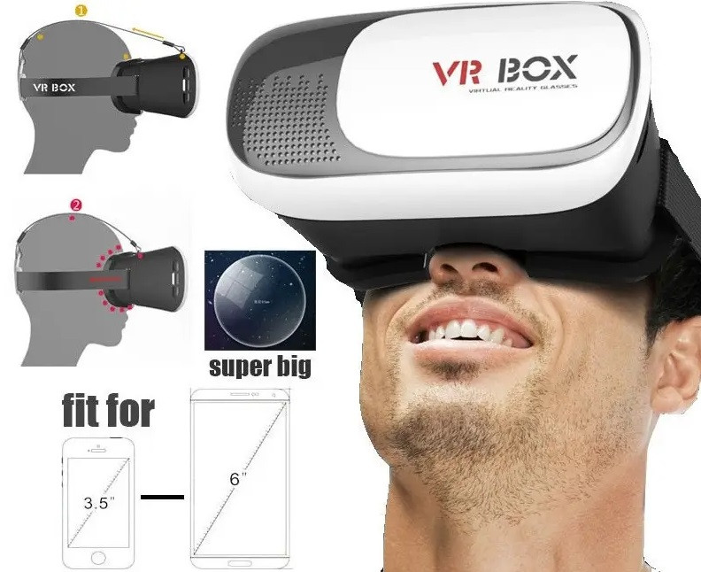 Окуляри віртуальної реальності з пультом VR Box G2, 4141