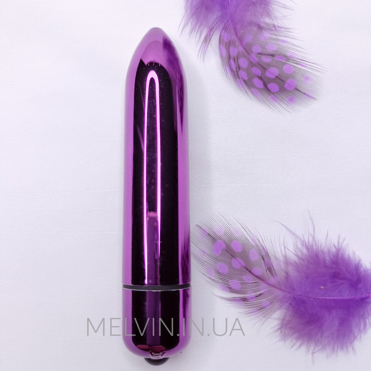 Вібратор для стимуляції клітора Вібропуля, 10 швидкостей вібрації, Фіолетова