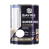Емаль універсальна алкідна супер-біла Super Weiss BAYRIS