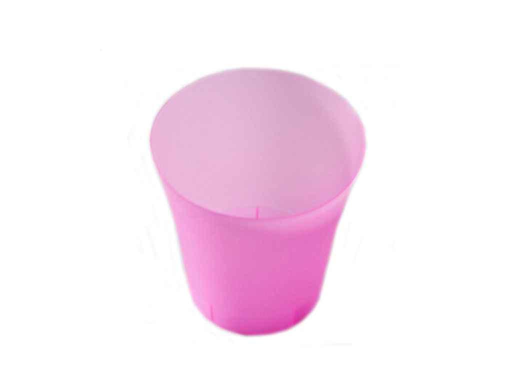 Горщик для квітів 1,2л Орхідея фіолетовий прозорий 376-11 ТМ LAMELA, фото 1