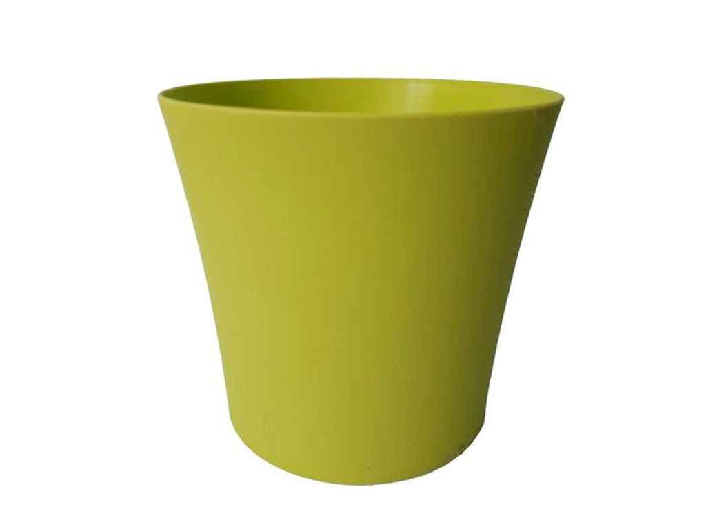 Горщик для квітів 1л Фіалка 125мм 386-81 лимонний ТМ LAMELA, фото 1
