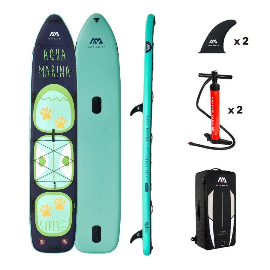 Сапборд Aqua Marina Super Trip Tandem 14" 2021 — надувна дошка для САП серфінгу, sup board