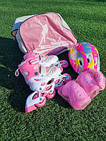 Набір Maraton Combo ролики,захист,шолом,сумка M (34-37 розмір)