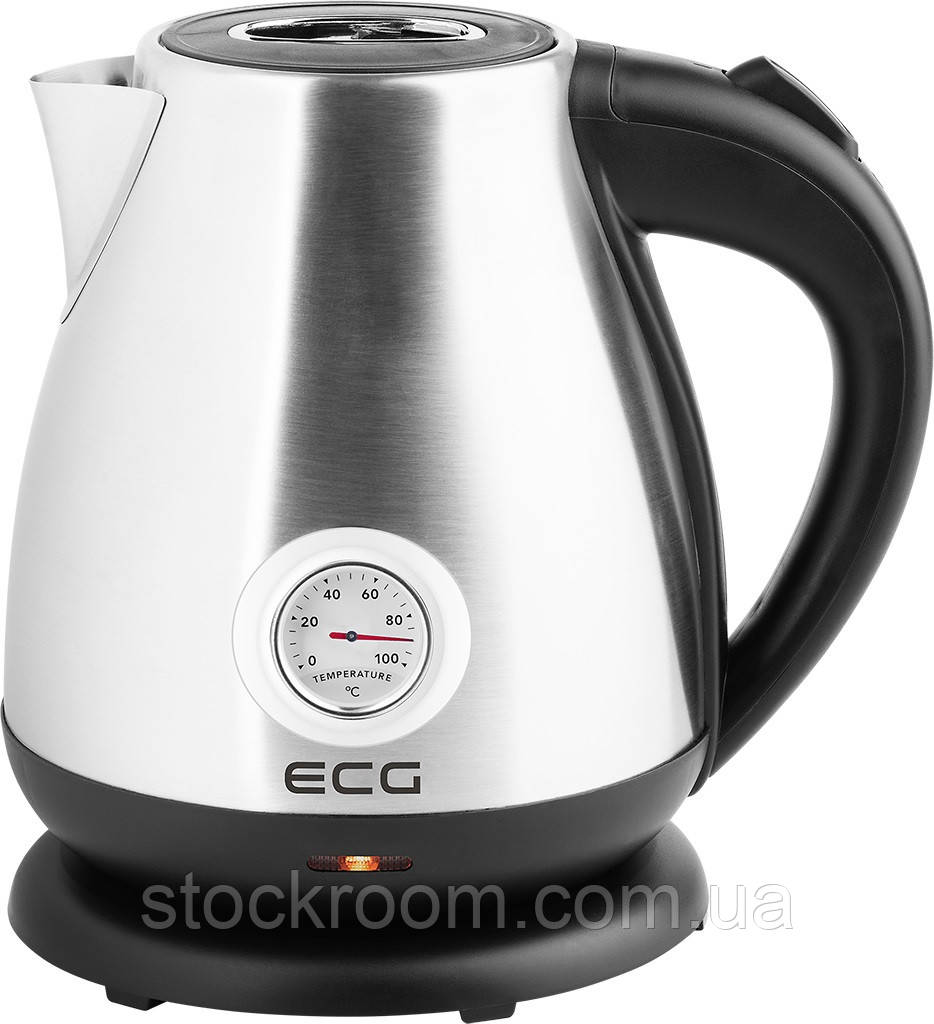 Електричний чайник ECG RK 1705 Metallico з термометром