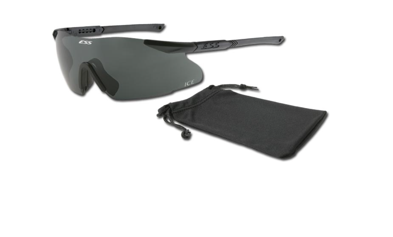 Окуляри тактичні ESS ICE One Black/Smoke Gray (740-0440) SP