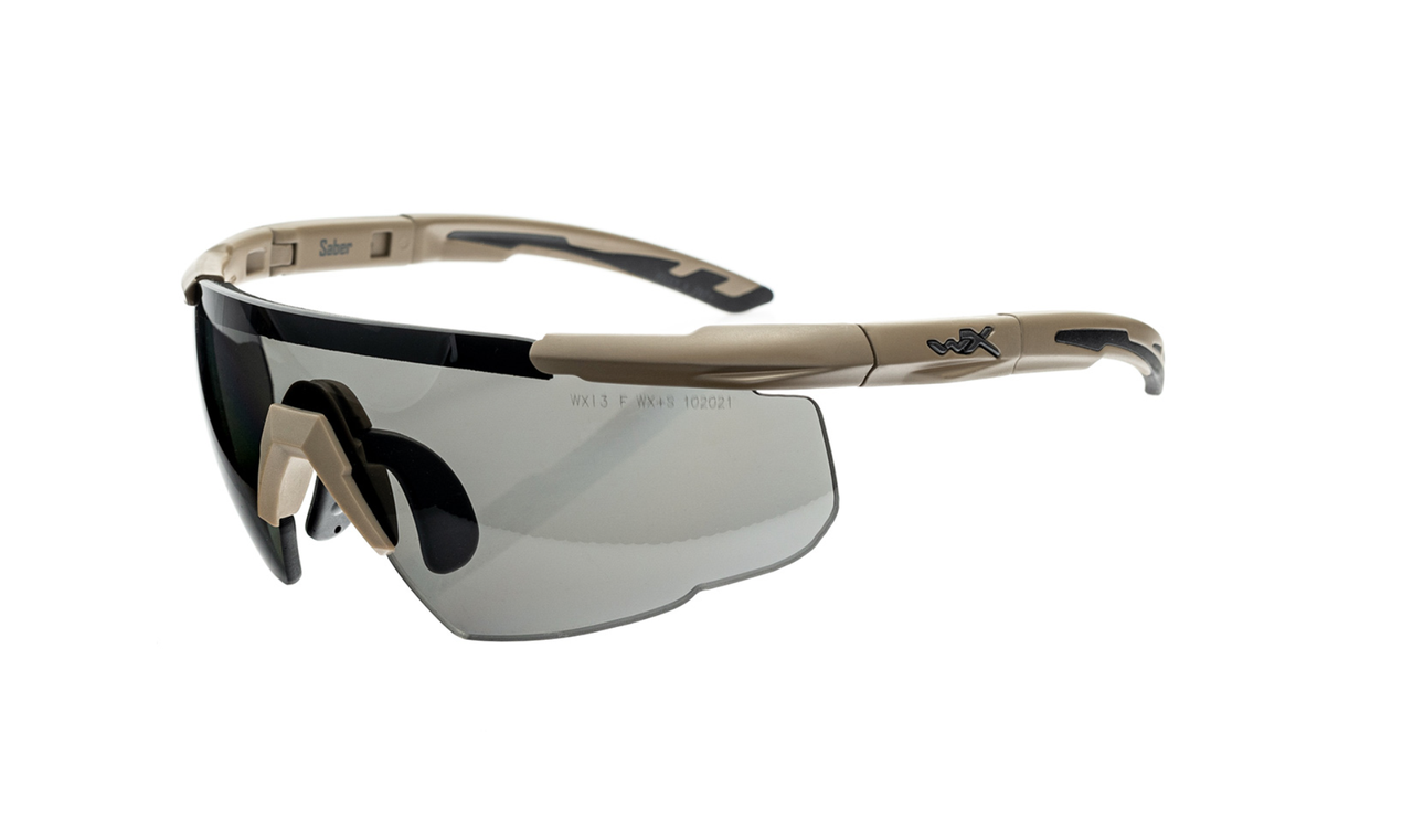 Балістичні тактичні окуляри Wiley X Saber Advanced Set 3in1 - Matte Tan (308T)