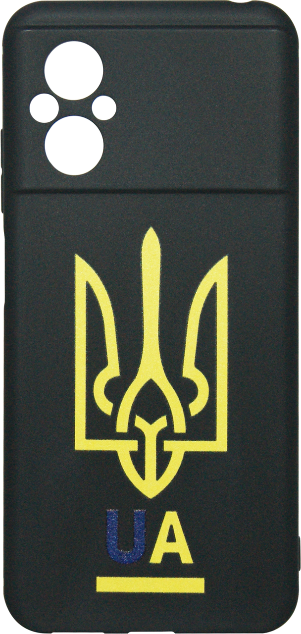 Силікон Xiaomi Redmi Note 11R 5G/POCO M5 Чорний Ukraine Case