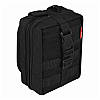 Чорна тактична аптечка зі швидким скиданням та кріпленням МОЛЕ (Cordura 1000D), фото 4