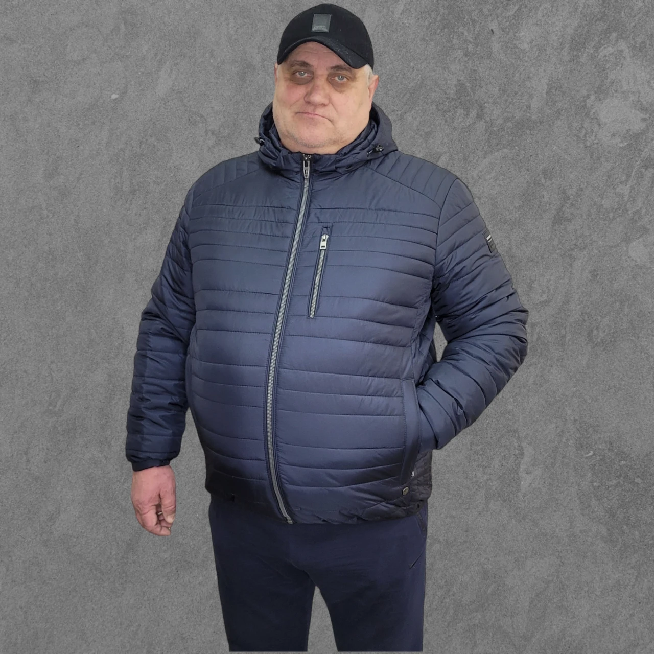 Чоловіча куртка великого розміру Vavalon KD-2116