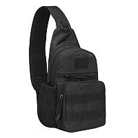 Рюкзак тактический AOKALI Outdoor A14 Black на одно плечо армейский 2L