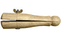 Тиски деревянные ручные с барашком, L-160 мм