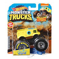 Hot Wheels Monster Jam Trucks Spongebob Squarepants Губка Спанч Боб Внедорожник джип 1:64 Scale FYJ44