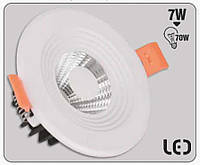 Светильник LED круглый врезной Work's WAL2036-7w 4000K 490LM 7 Вт (125723)