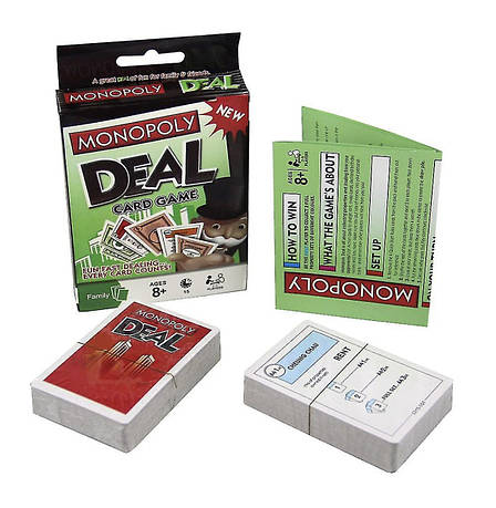 Настільна гра Монополія Угода / Monopoly Deal + ПРАВИЛА УКРАЇНСЬКОЮ, фото 1