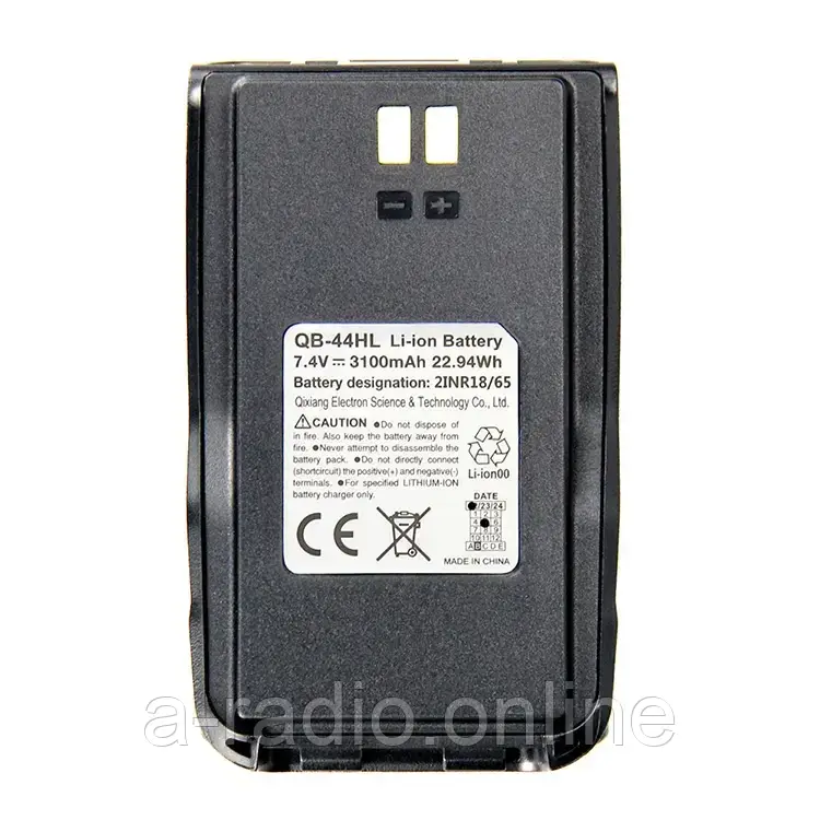 Акумулятор Anytone QB-44HL 3100mAh Li-ion для рацій серії Anytone AT-D878UV