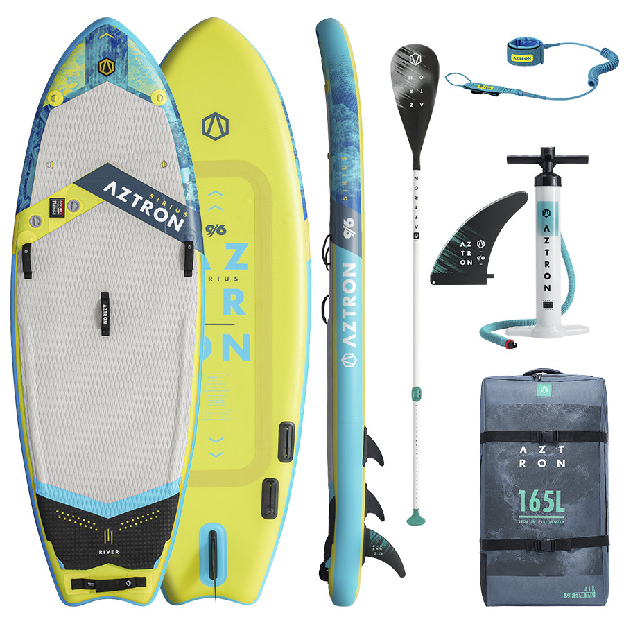 Сапборд Aztron SIRIUS WhiteWater/SURF 9'6<unk> — надувна дошка для САП серфінгу, sup board