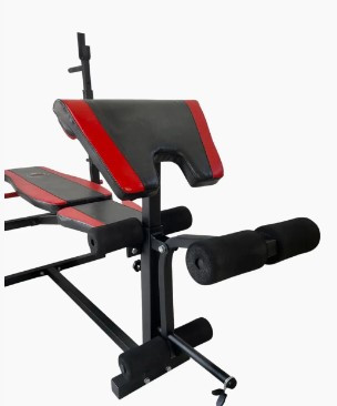 Универсальная регулируемая скамья для жима лежа WCG 0070 + Приставка скотта + Брусья Planetsport, фото 4
