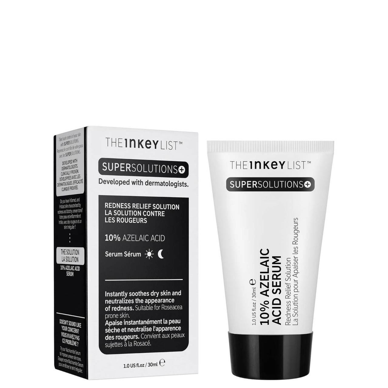 Сироватка з 10% азелаїновою кислотою The Inkey List Redness Relief Serum (Великобританія) проти розацеа