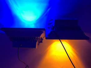 Світлодіодний жовтий лінзований прожектор SL-20Lens 20 W IP65 220 V Код.59188, фото 2