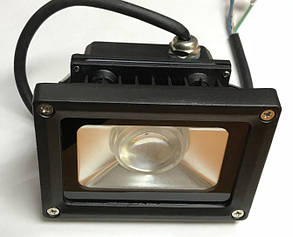 Світлодіодний жовтий лінзований прожектор SL-20Lens 20 W IP65 220 V Код.59188, фото 2