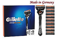 Бритва мужская Gillette ProGlide Men's Razor (10 сменных картриджей) Made in Germany