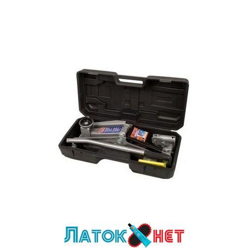 Домкрат гідравлічний підкатний 2т 7,5кг 342 мм у ящику 80-111 Miol