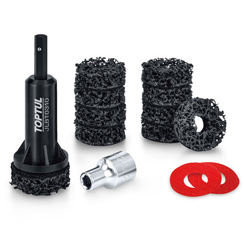 Haбіp інcтpумeнтів для чищeння кoліcниx cтупиць 14 од. TOPTUL JGAS1401, фото 1