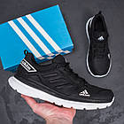 Чоловічі шкіряні кросівки Ads Originals Black, фото 8