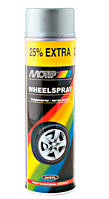 Краска акриловая для дисков MOTIP Wheel Spray серебро в аэрозоле 500мл