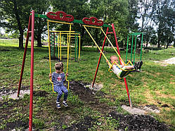 Гойдалка Подвійна "Чотирилапий Друже". Розмір 2400х1800х2000. Колір н вибір