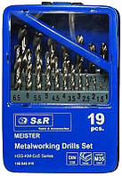 Набір свердел S&R Meister 1-10 мм (108849019)
