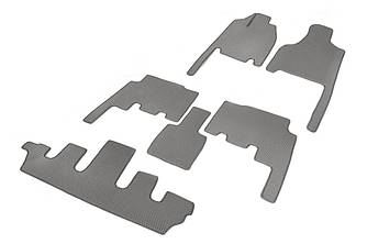 Килимки (3 ряди, EVA, сірі) для Chrysler Voyager 2001-2007 рр від VLF комп.
