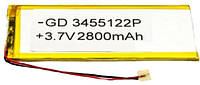 Аккумулятор (Батарея) GD 3455122P 2800mAh Li-ion 3.7V