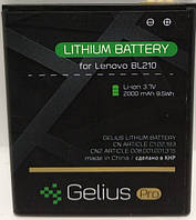 Аккумулятор (Батарея) Gelius Pro для Lenovo S820/S650/A656/A766/BL210 2000mAh