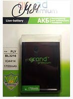 Аккумулятор (Батарея) Grand Premium для Fly BL3216 (IQ4414) 1700mAh