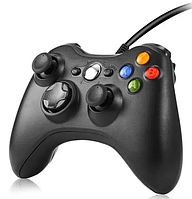 Ігровий джойстик бездротовий Xbox 360 Controller Чорний