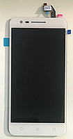 Дисплейний модуль (Liquid Crystal Display+Touchscreen) для Lenovo Vibe C2 (K10a40) білий