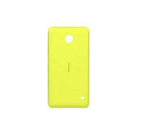 Задняя крышка для Nokia 630 Lumia Dual Sim / 635 Lumia желтая с боковыми кнопками