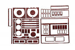 Накладки на панель під дерево для MAN F2000 Пластик