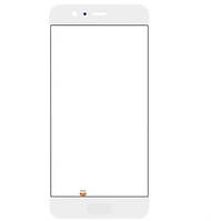 Стекло для переклейки дисплея (запчасть) для со сканером отпечатка пальца для Huawei P10 белый
