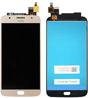 Дисплейный модуль (Liquid Crystal Display+Touchscreen) для Motorola XT1803/XT1805 Moto G5s Plus Gold