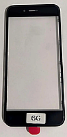 Стекло для переклейки дисплея (запчасть) для Iphone 6 с рамкой и с OCA-пленкой Черный