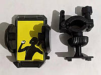 Универсальный держатель телефона для велосипеда 06HD Черный - Yellow