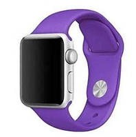 Браслет (ремешок) силикон для Apple Watch 38 mm Фиолетовй