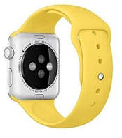 Браслет (ремешок) силикон для Apple Watch 38 mm Yellow