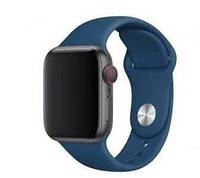 Браслет (ремешок) силикон для Apple Watch 42 mm Dark Blue