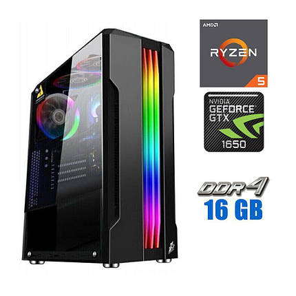 Новий ПК MT/ Ryzen 5 4500/ 16 GB RAM/ 500 GB SSD/ GeForce GTX 1650 4GB/ 500W, фото 1