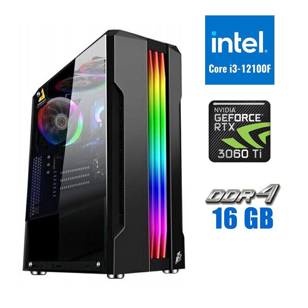 Ігровий ПК MT/ Core i3-12100F/ 16 GB RAM/ 500 GB SSD/ GeForce RTX