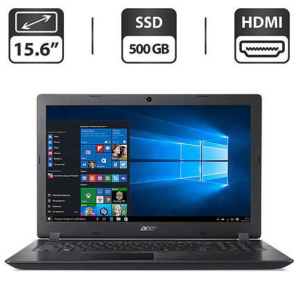Ноутбук Б-клас Acer Aspire 3 A315-51-388U / 15.6" (1366x768) TN / Intel Core i3-7020U (2 (4) ядра по 2.3 GHz), фото 2