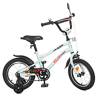 Велосипед двухколесный детский Profi, от 3 лет, колеса 14 дюймов, высота рулевой стойки 69-74 см., белый
